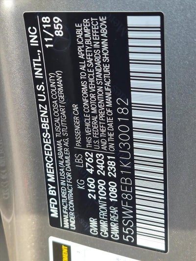 2019 Mercedes-Benz C-Class C 300 4MATIC® Sedan