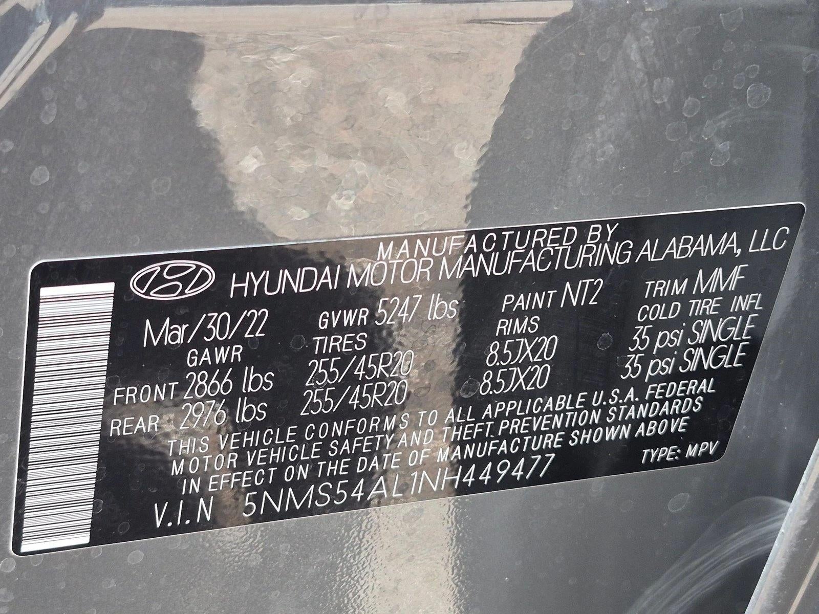 2022 Hyundai SANTA FE Calligraphy FWD