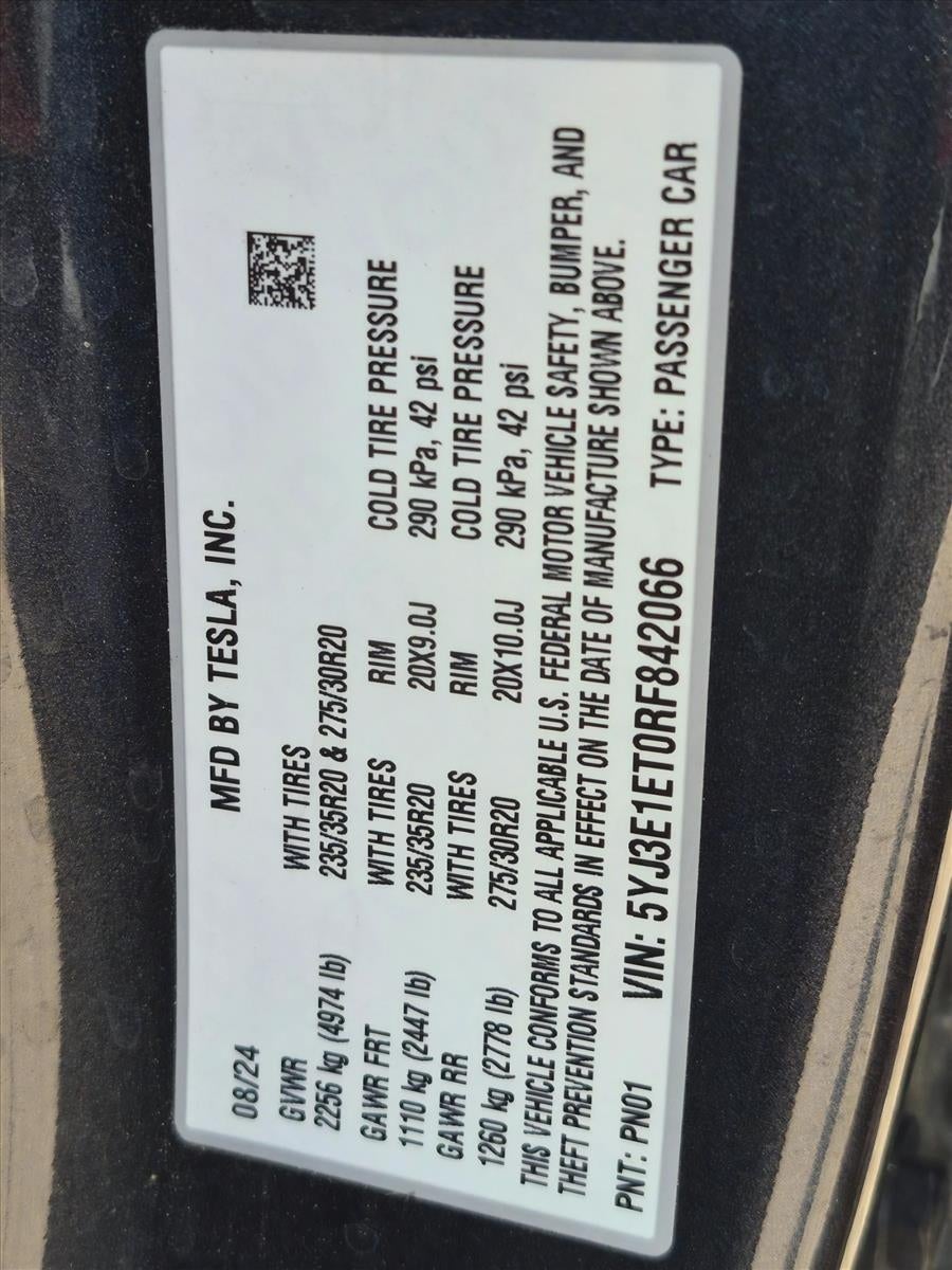 2024 Tesla Model 3 Performance AWD