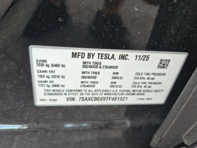 2026 Tesla Model X Plaid AWD