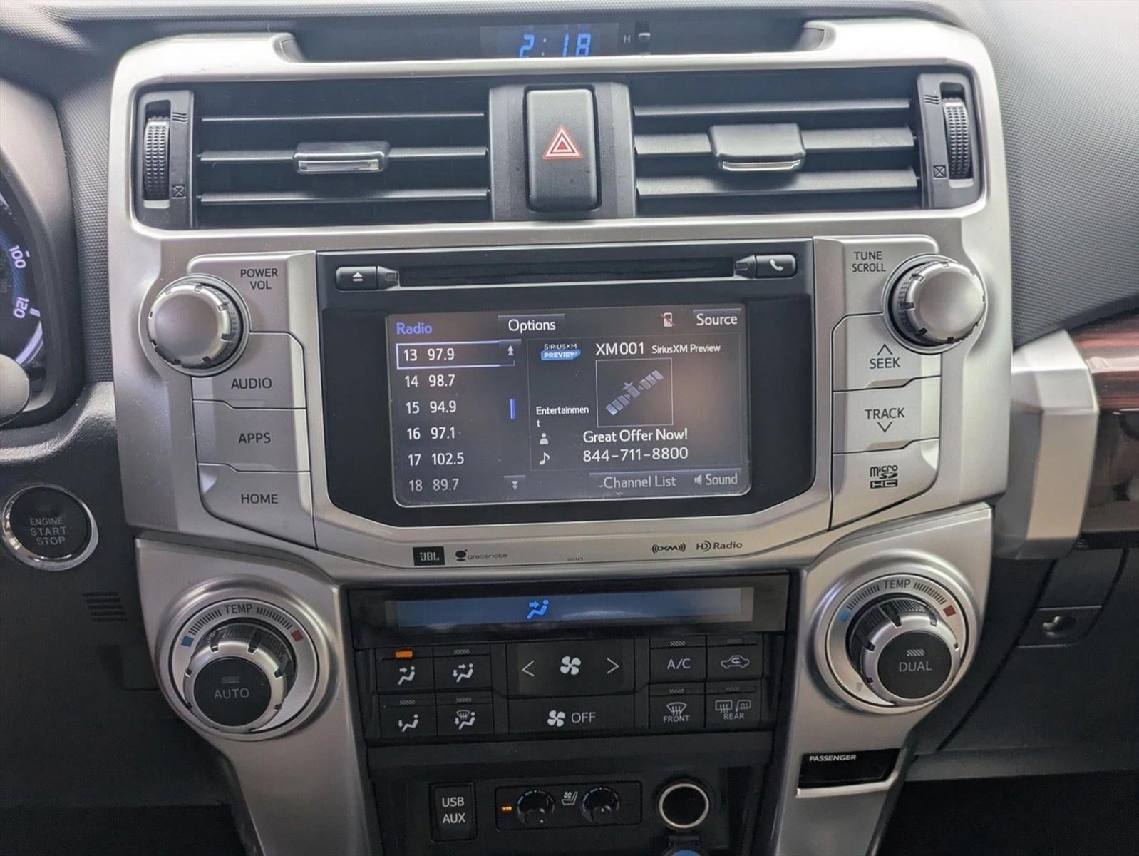 2018 Toyota 4Runner Limited 4WD (Natl)