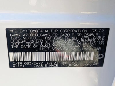 2022 Lexus IS 350 F SPORT RWD