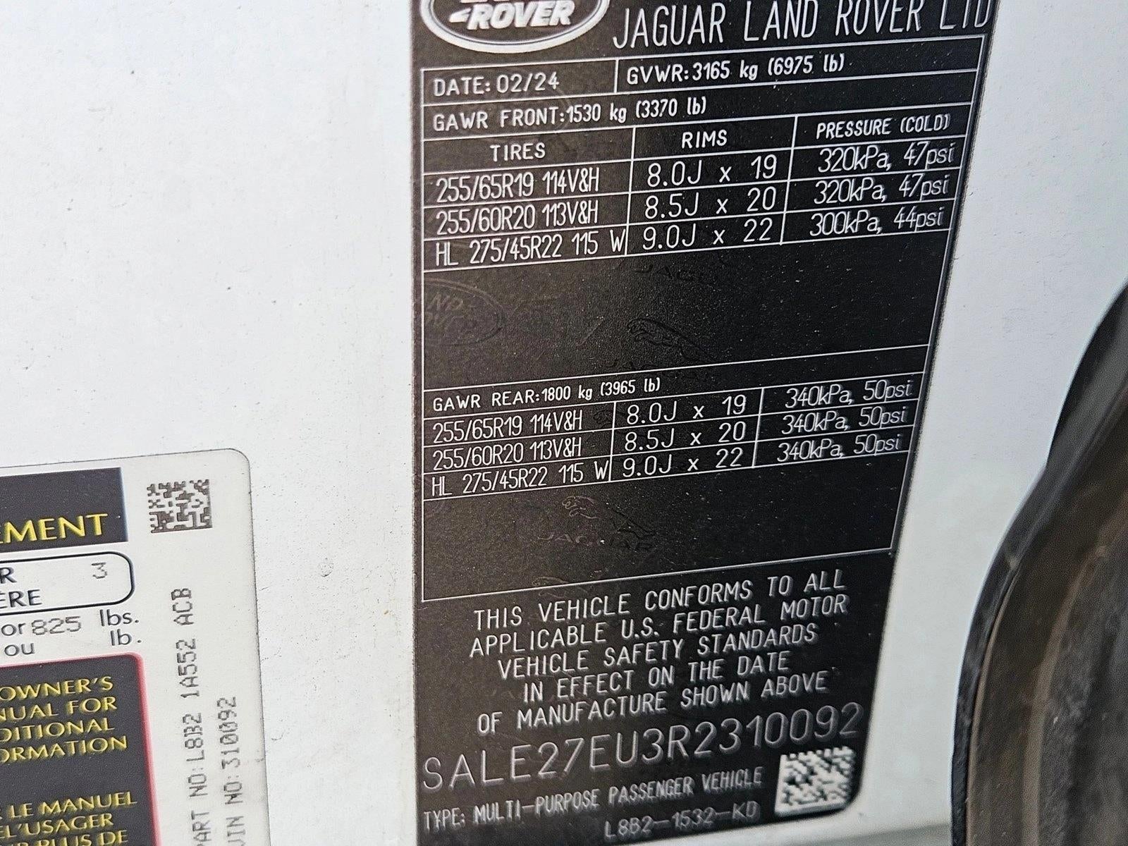 2024 Land Rover Defender 110 P400 X-Dynamic SE