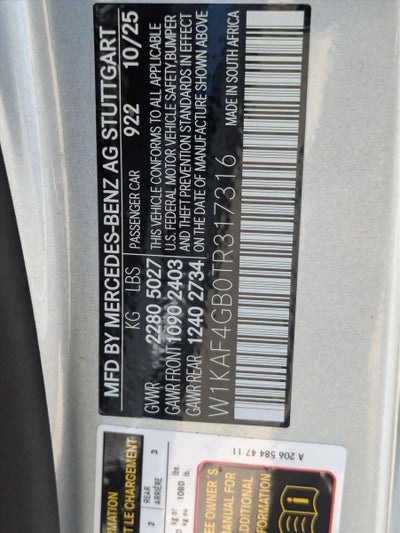 2026 Mercedes-Benz C-Class C 300 Sedan