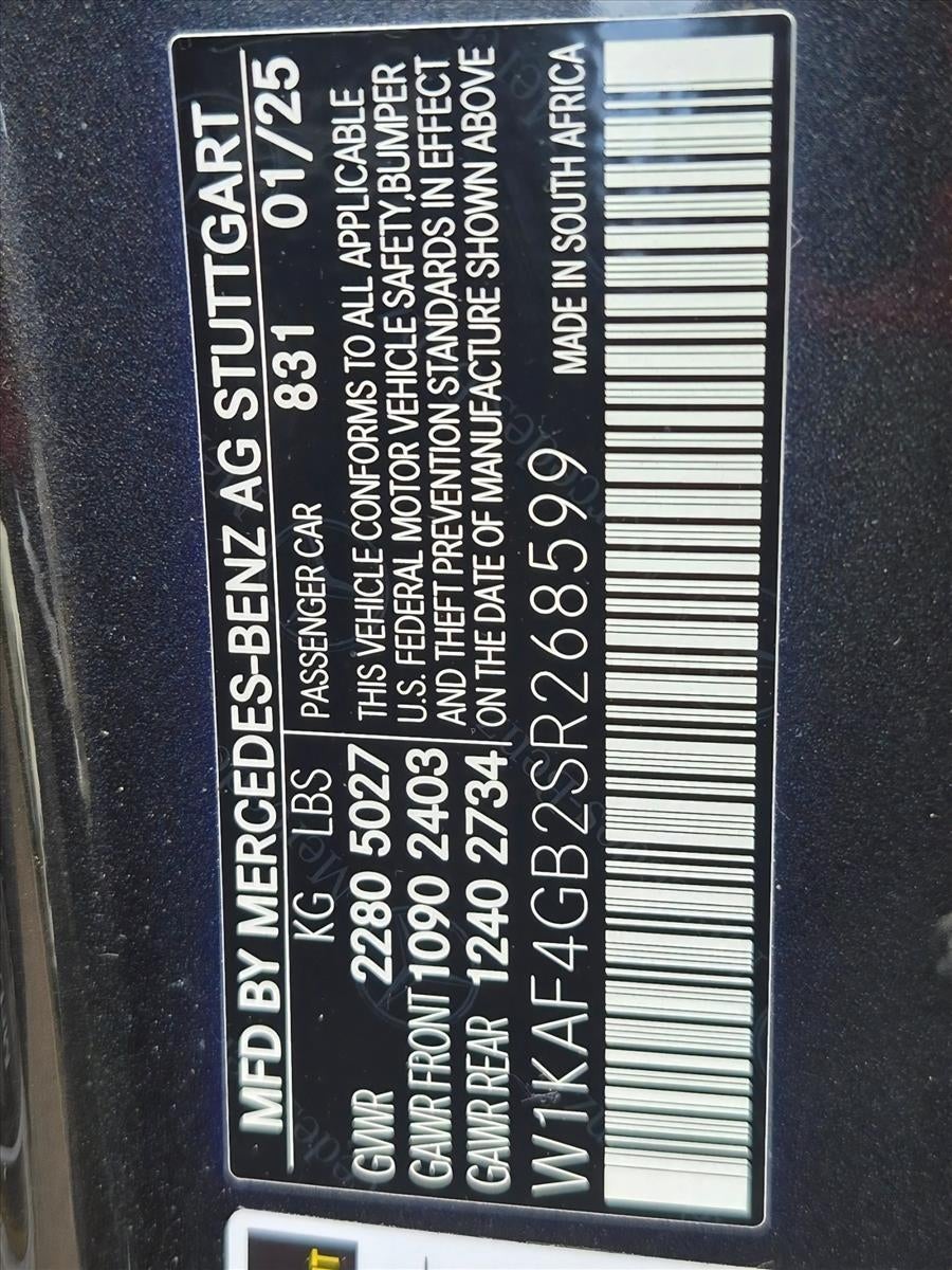 2025 Mercedes-Benz C-Class C 300 Sedan