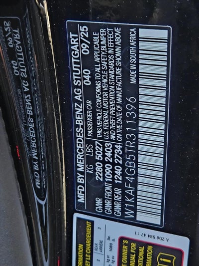 2026 Mercedes-Benz C-Class C 300 Sedan