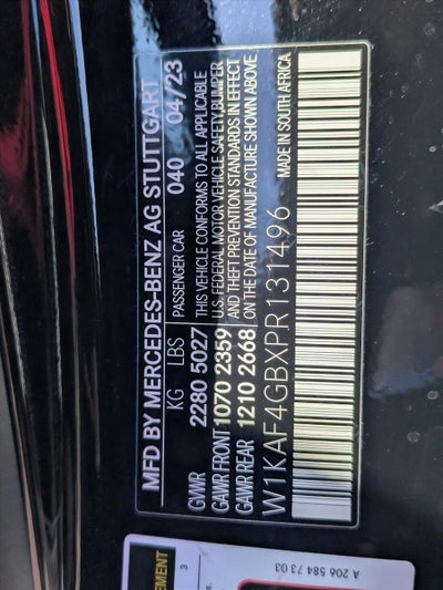 2023 Mercedes-Benz C-Class C 300 Sedan