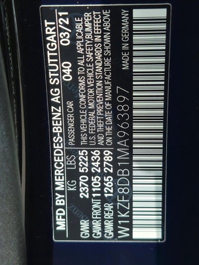 2021 Mercedes-Benz E-Class E 350 RWD Sedan