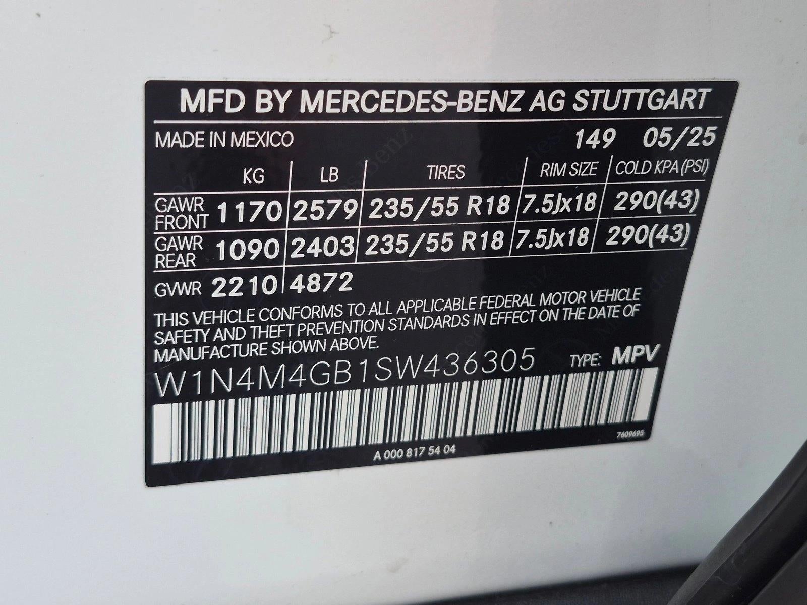 2025 Mercedes-Benz GLB GLB 250 SUV