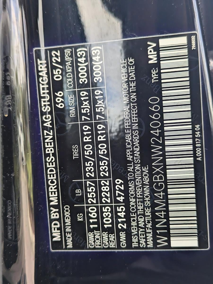 2022 Mercedes-Benz GLB GLB 250 SUV