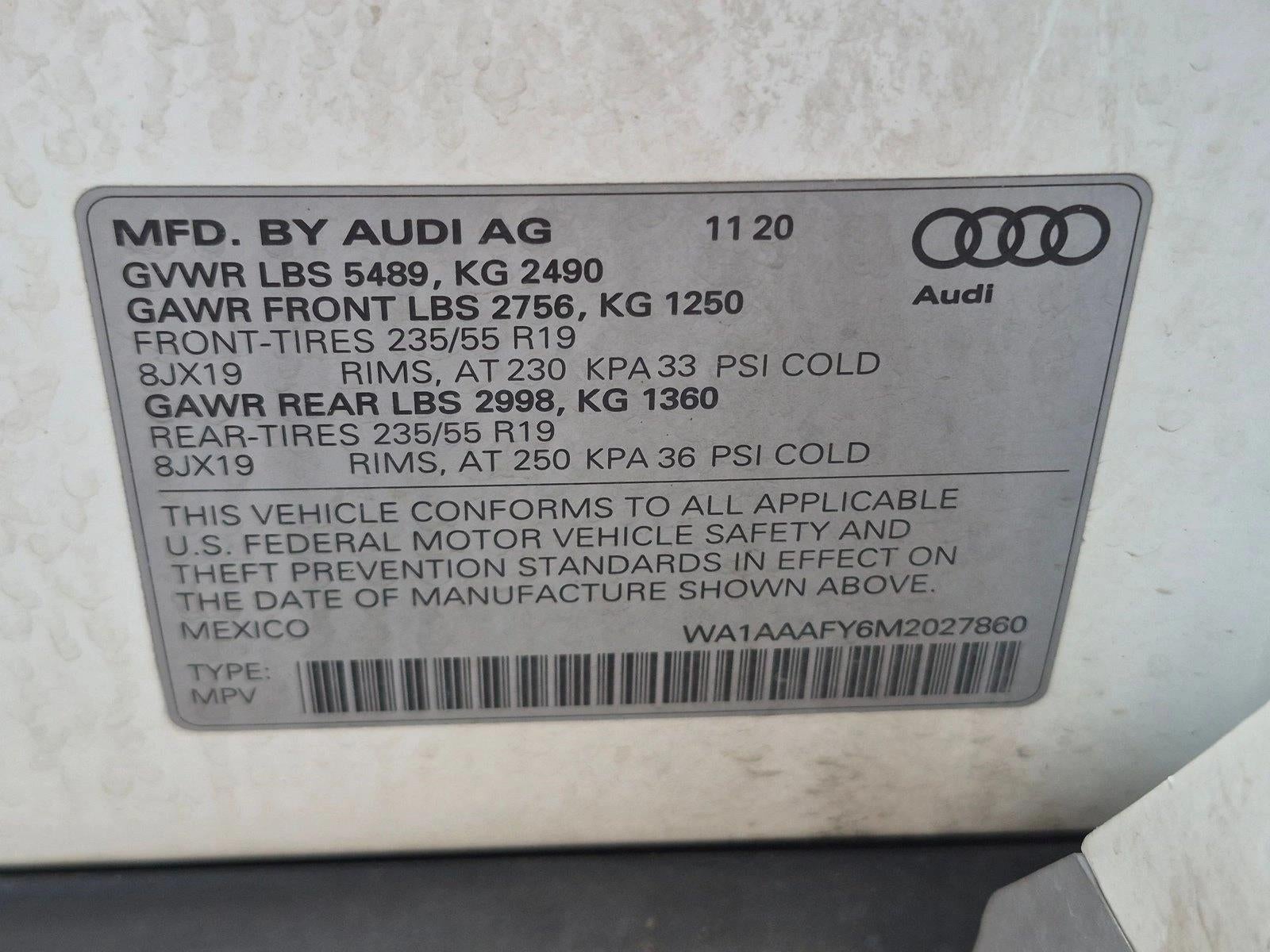 2021 Audi Q5 Premium 45 TFSI quattro