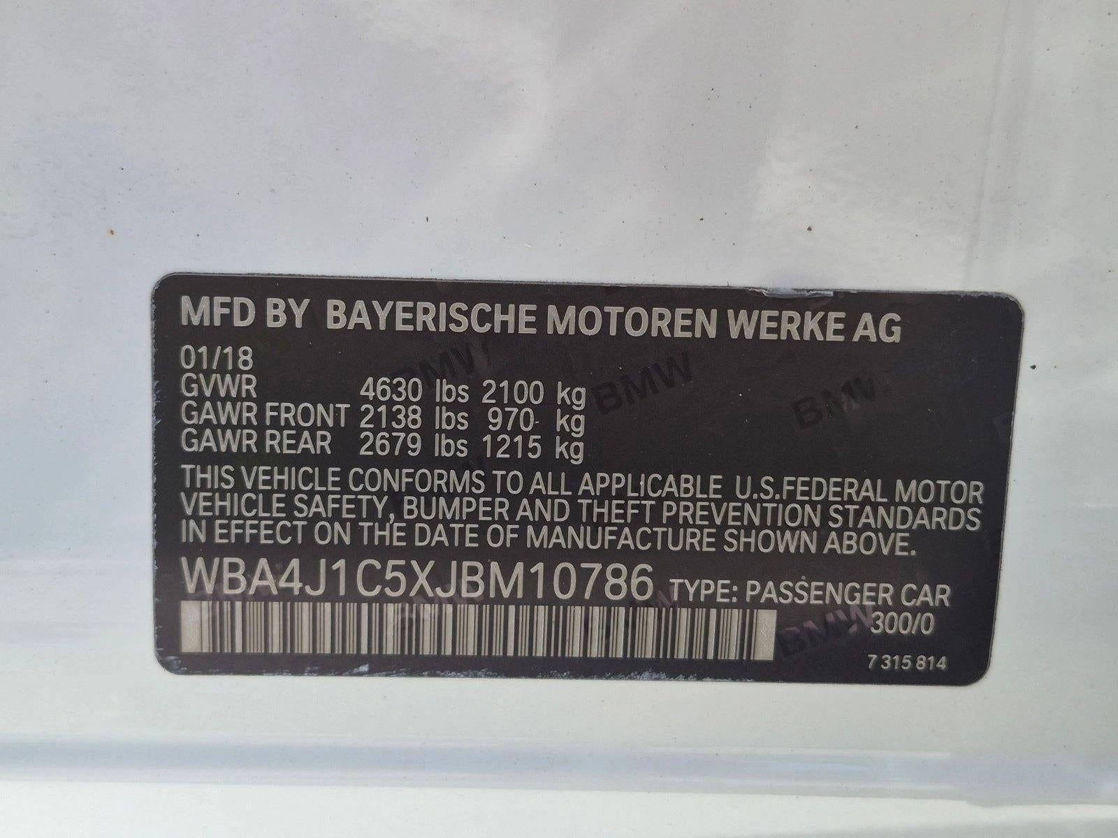 2018 BMW 430i Gran Coupe