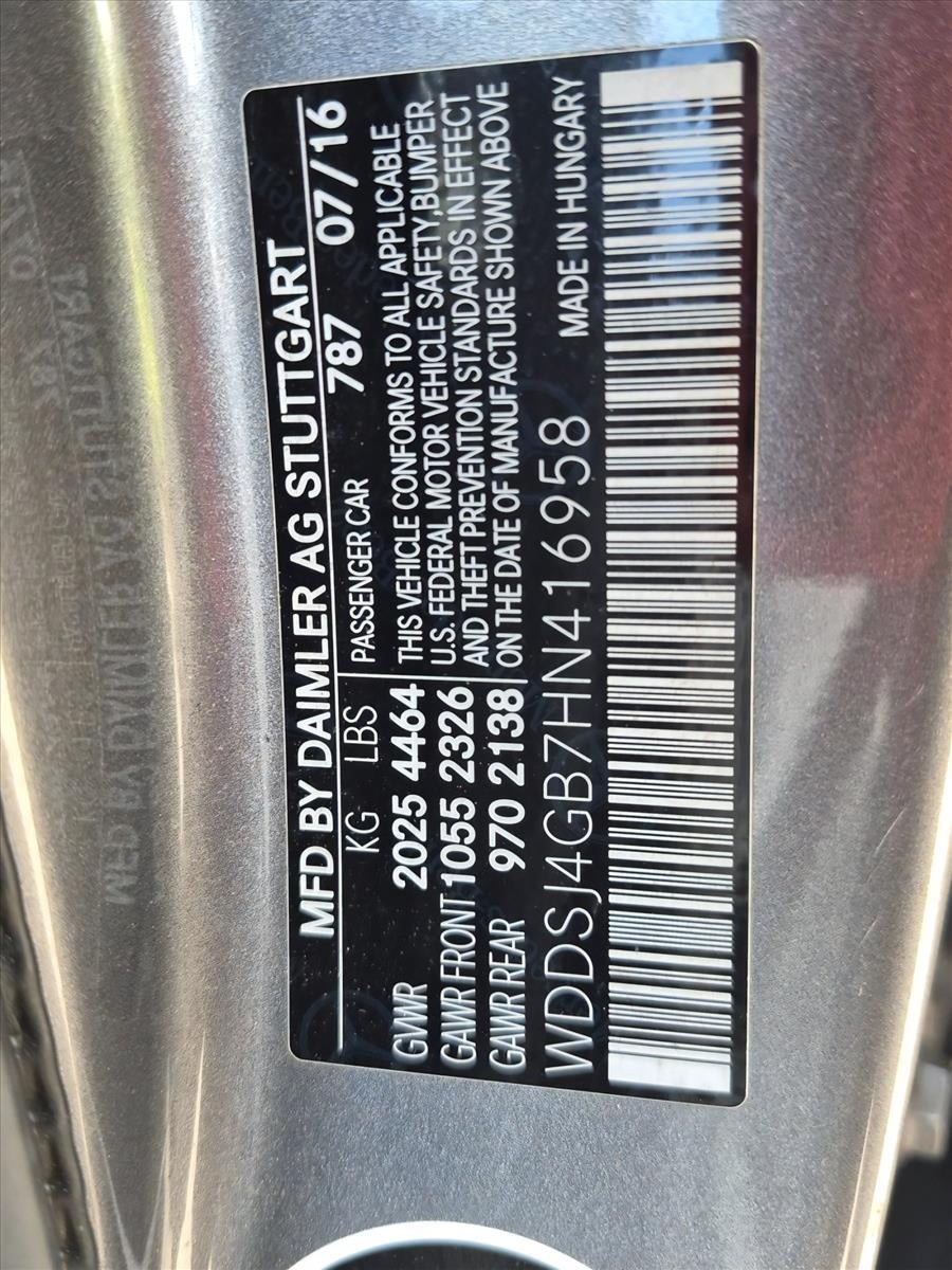 2017 Mercedes-Benz CLA CLA 250 4MATIC® Coupe