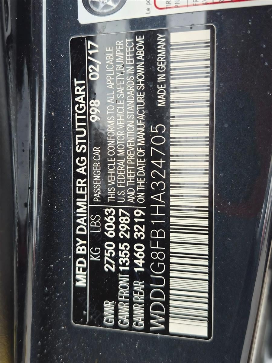 2017 Mercedes-Benz S-Class S 550 4MATIC® Sedan