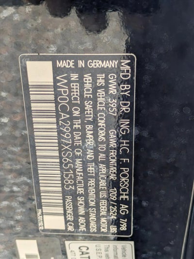 1999 Porsche 911 Carrera Base