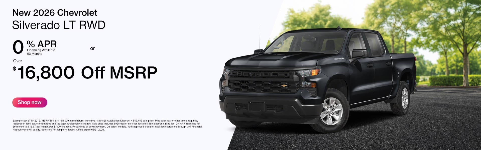 New 2026 Chevrolet Silverado LT RWD