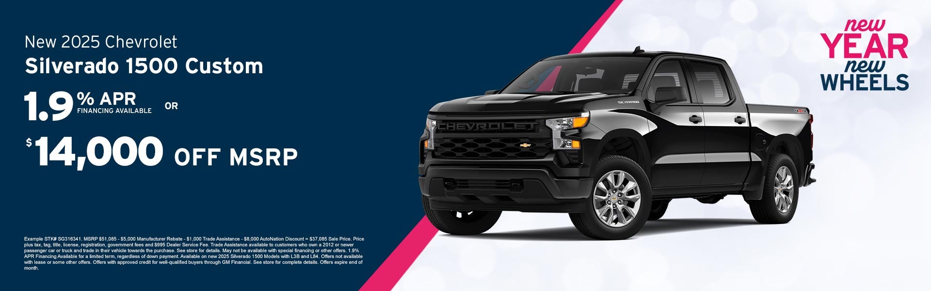 New 2025 Chevrolet Silverado 1500 Custom APR Special