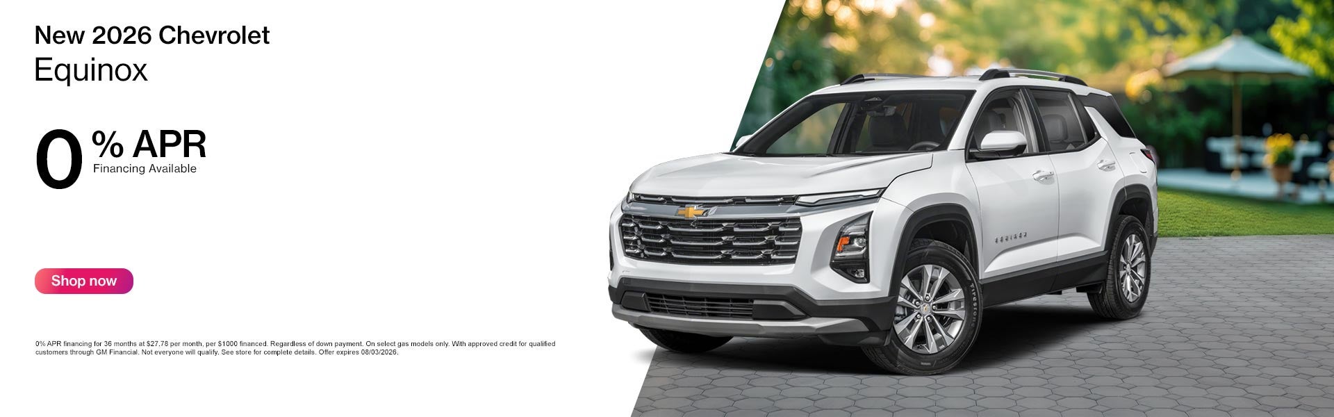 New 2026 Chevrolet Equinox APR Offer