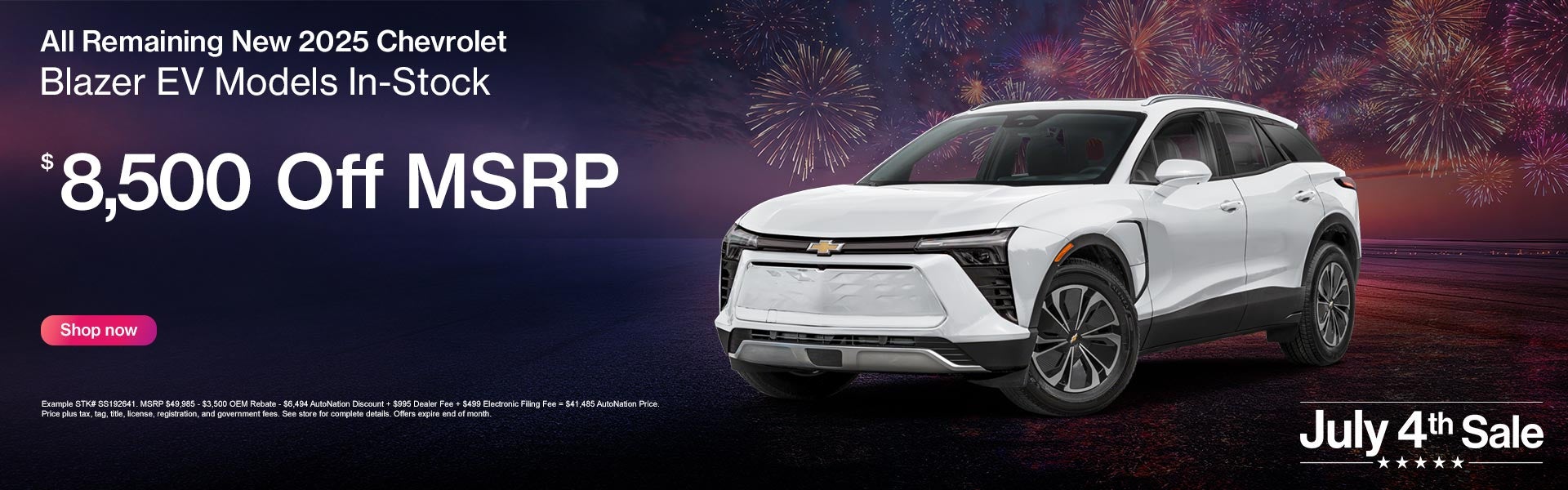 All Remaining New 2025 Chevrolet Blazer EV Models In-Stock